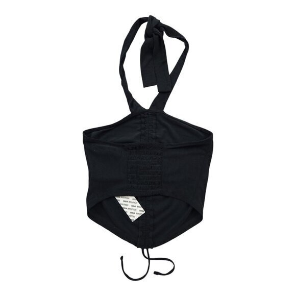 New Urban‎ Outfitters Halter Top Womens XS Black - Picture 2 of 6
